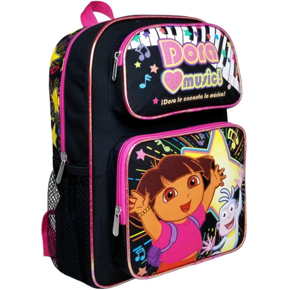 Dora the Explorer I Love Music Medium Backpack DE21474